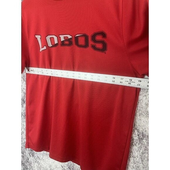 Lobos UNM University of New Mexico Red Training Shirt Top Tee Men's Medium - Picture 6 of 11